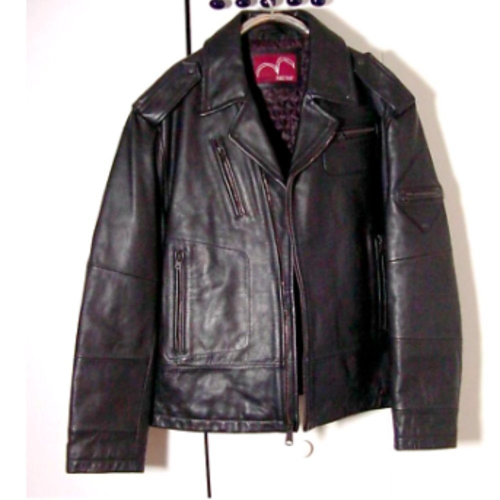 Levi's Black Leather Moto Jacket